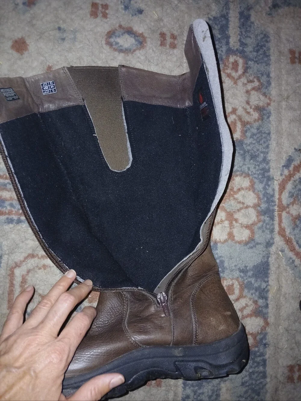 Keen Brown Tall Leather Winter & Rain Boots